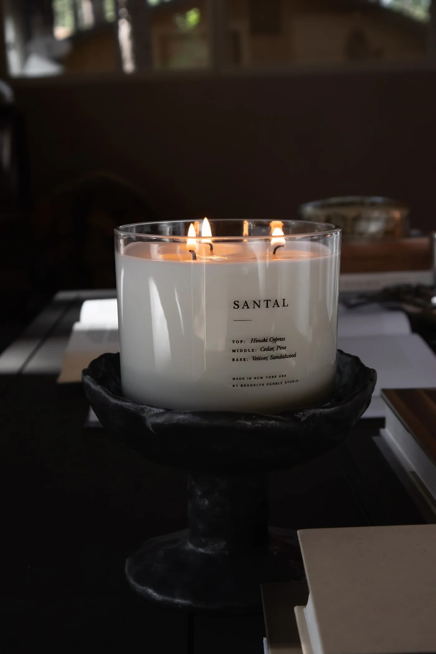 Santal Oversized 3-Wick Candle | THELIFESTYLEDCO