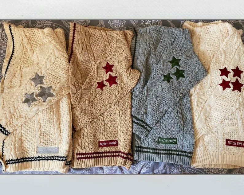 Handmade Folklore Soft Cardigan Folklore Patches Cardigan - Etsy | Etsy (US)