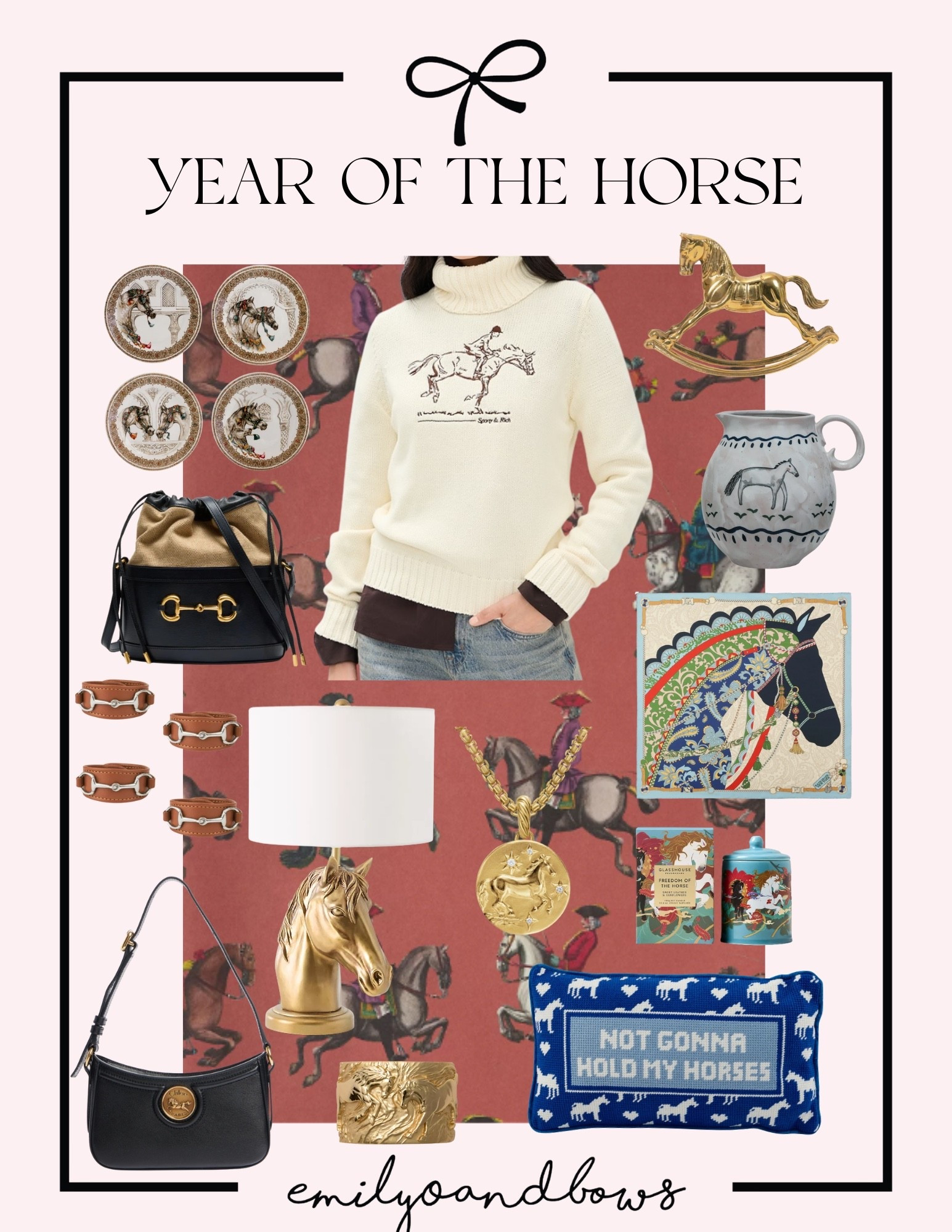 The year of the horse 🐎 Rounding up some equestrian chic items for the theme of 2026! 
