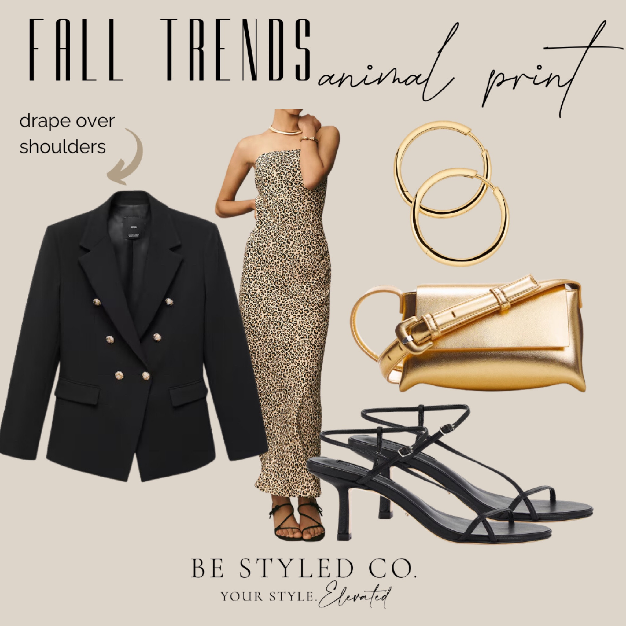 Trending now - animal print for fall- how to style animal print - dress look 