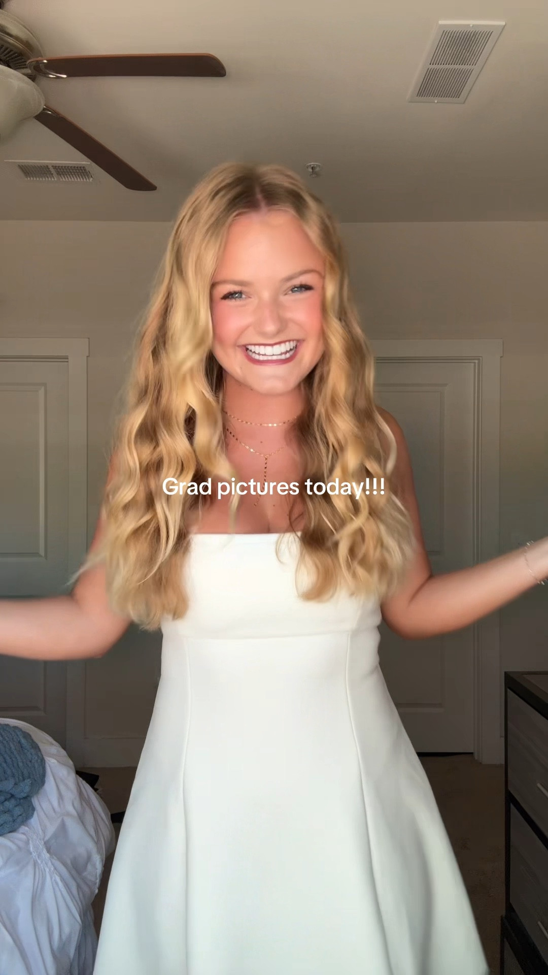 Grad dress!!🤍