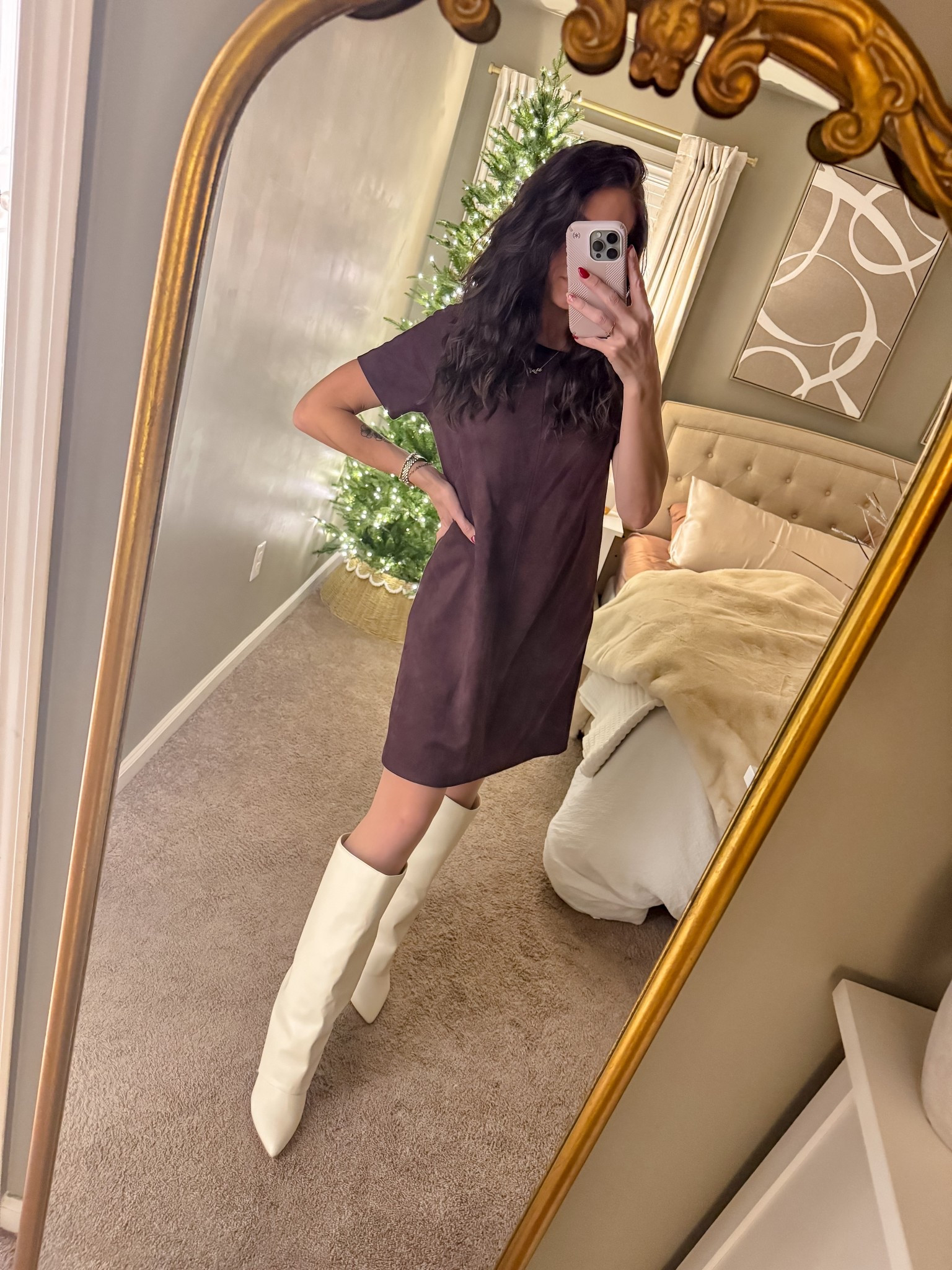 Wearing a small in the dress

#LTKHoliday #LTKootd #LTKSaleAlert