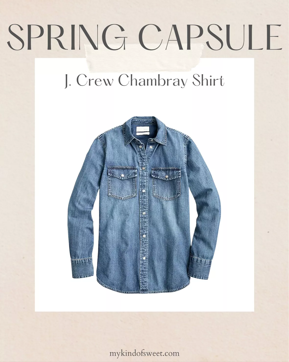 Chambray Pocket Henley Shirt curated on LTK