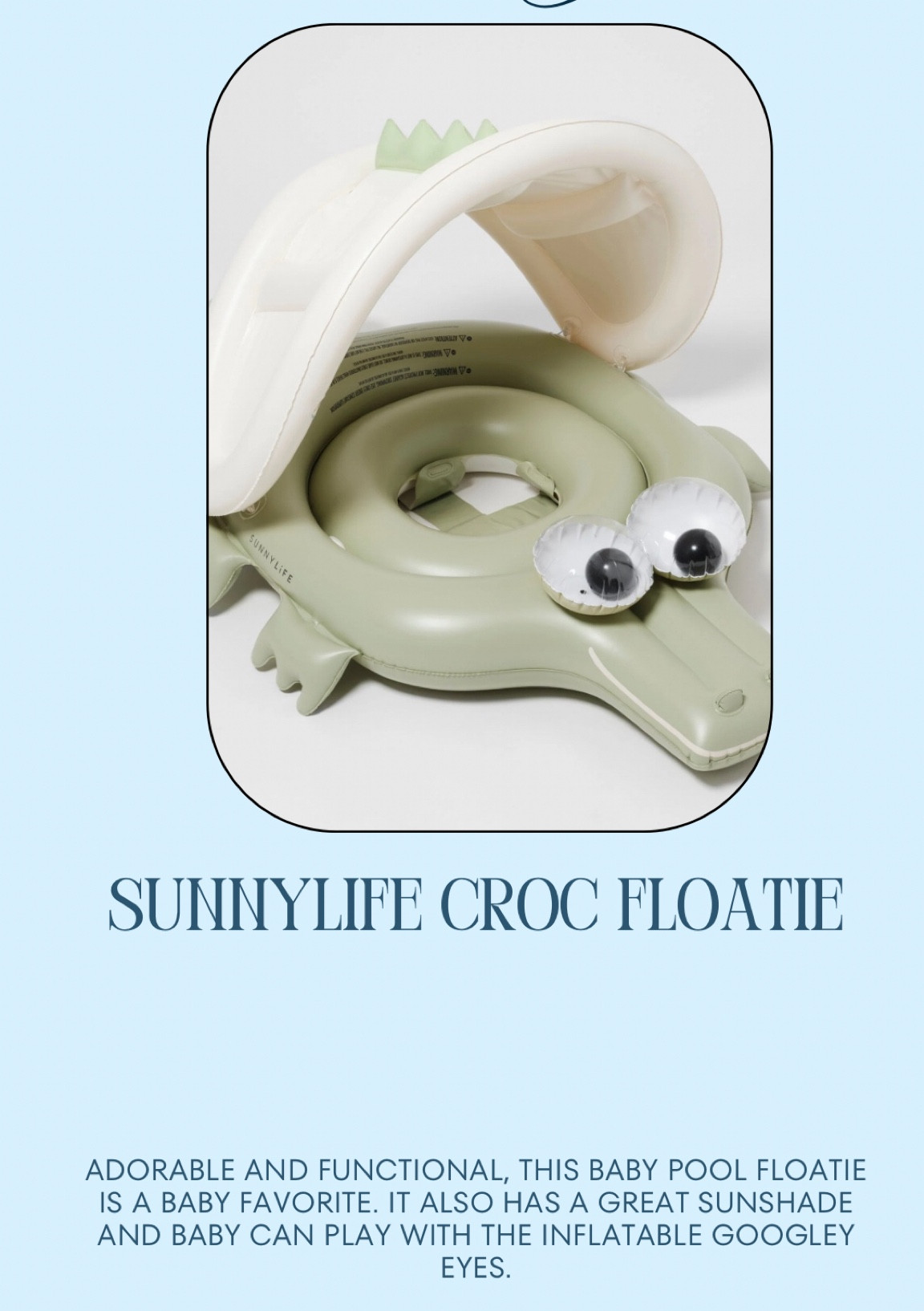 Love this for pool days or vacations 


#LTKHome #LTKBaby #LTKFamily