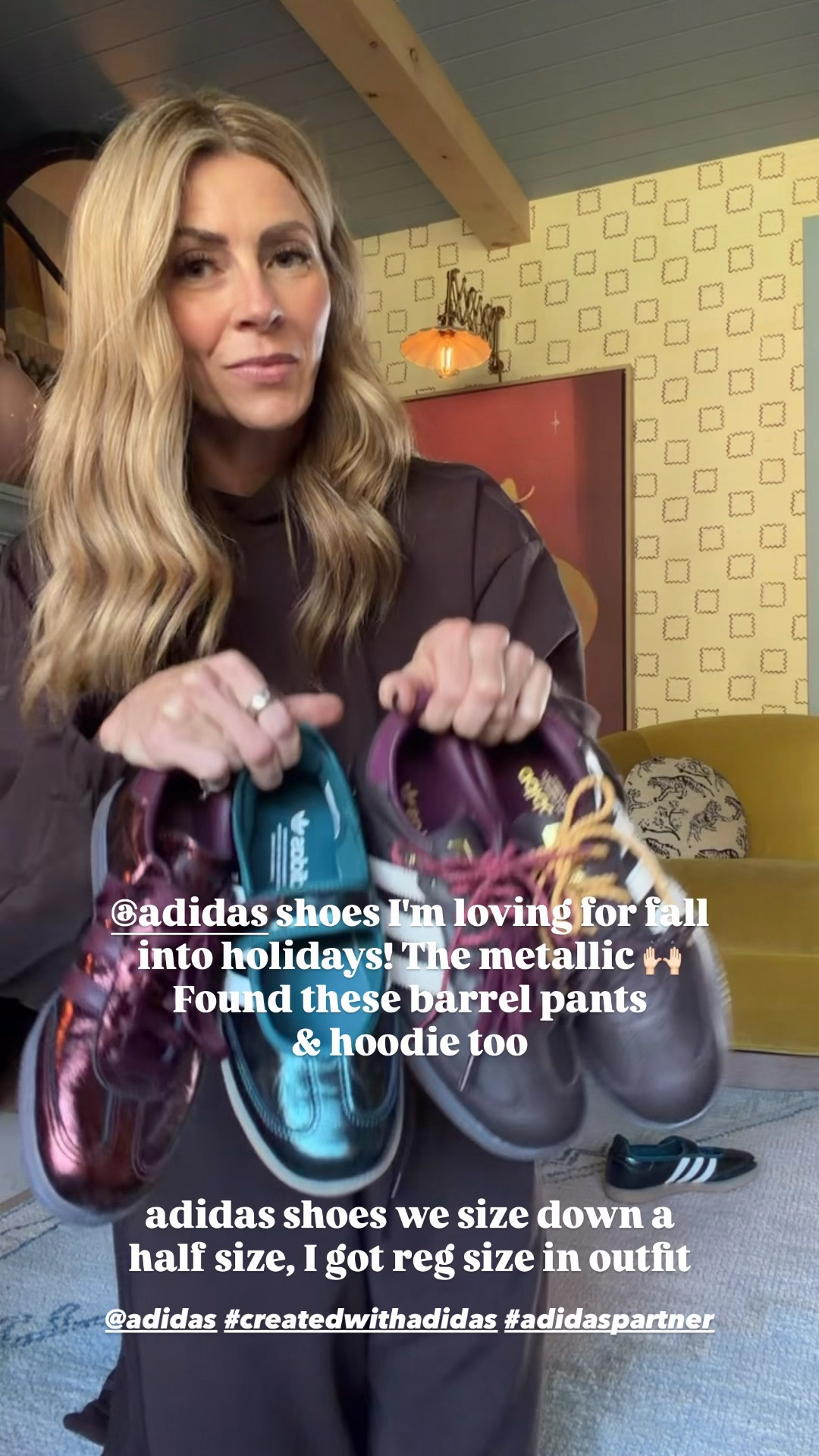 Shoes size down a half size 

@adidas #createdwithadidas #adidaspartner