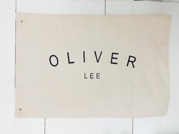 Name Flag/ Canvas Wall Hanging / Canvas Banner / Wall Flag | Etsy (US)