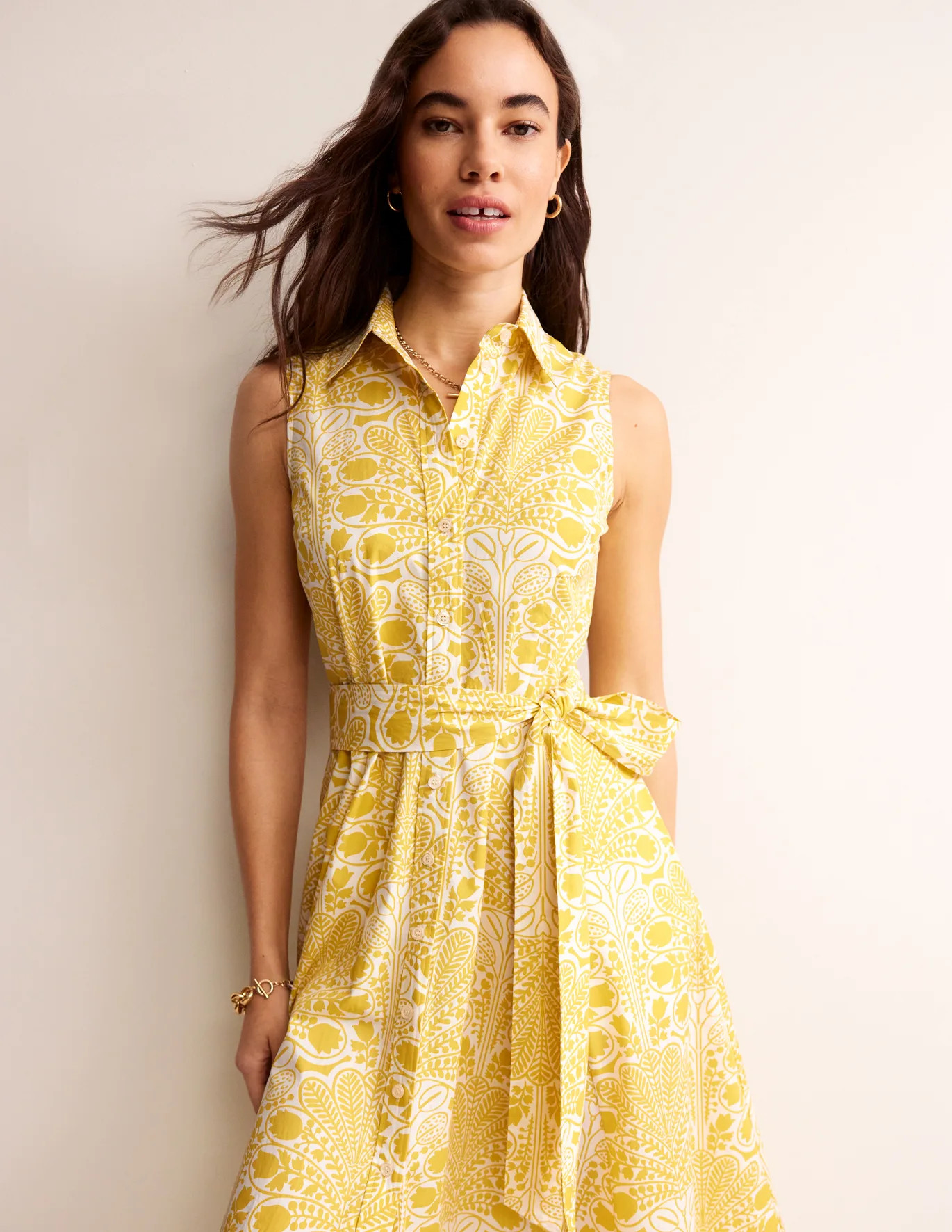 Amy Sleeveless Shirt Dress | Boden (US)