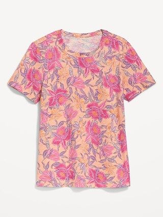 EveryWear Printed Slub-Knit T-Shirt for Women | Old Navy (US)