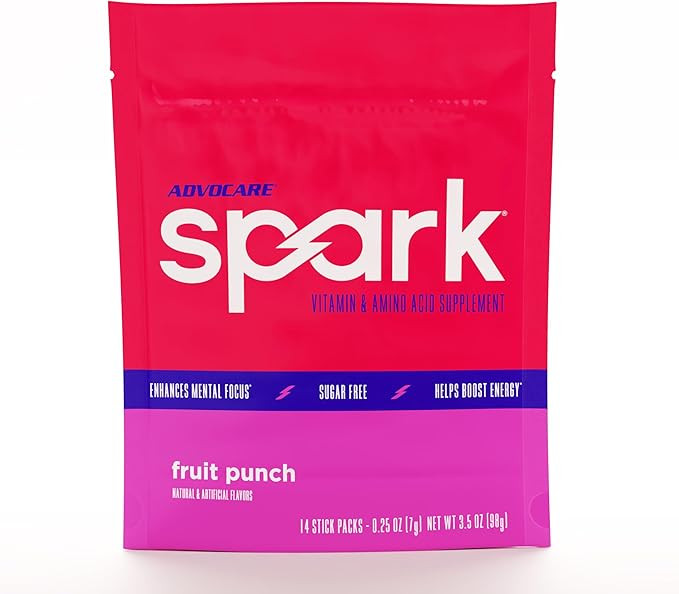 AdvoCare Spark Vitamin & Amino Acid Supplement - Focus & Energy Drink Powder Mix with Vitamin A, ... | Amazon (US)