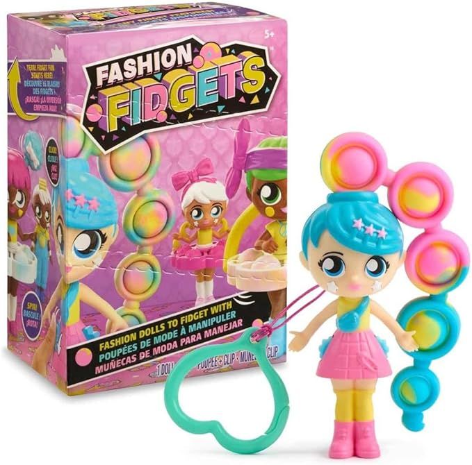 Fashion Fidgets Sensory Toy Dolls – Push Pop Fidget Toy Includes 1 Mystery Doll – Anxiety and... | Amazon (US)