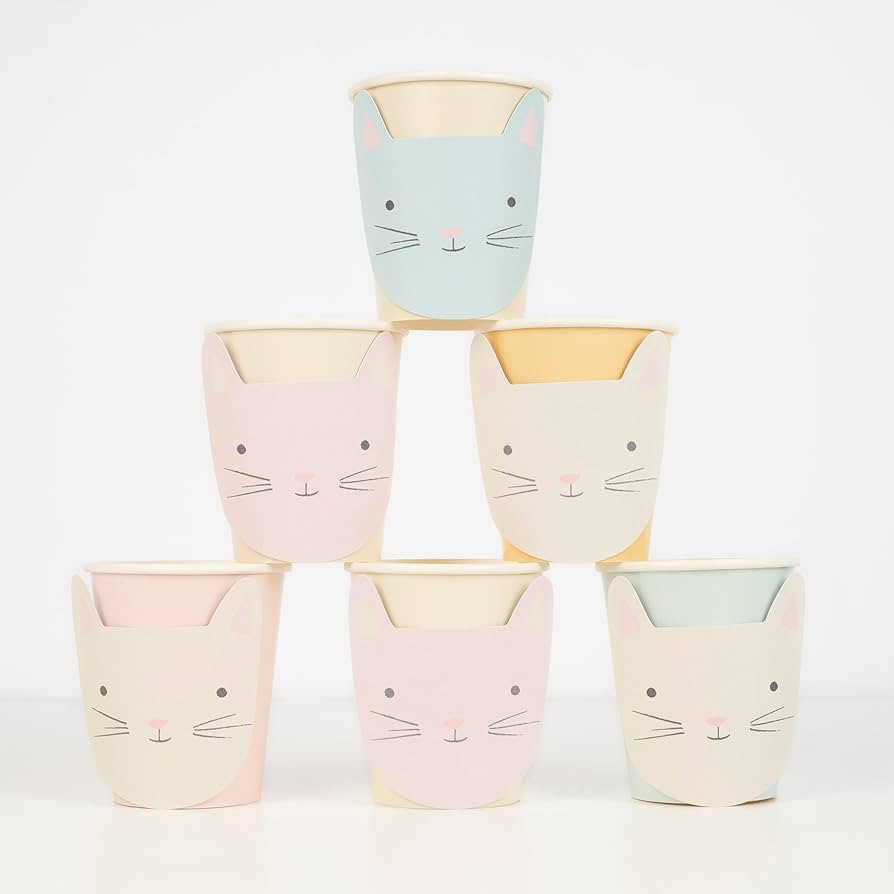 Meri Meri Cute Kitten Cups (Pack of 8) | Amazon (US)