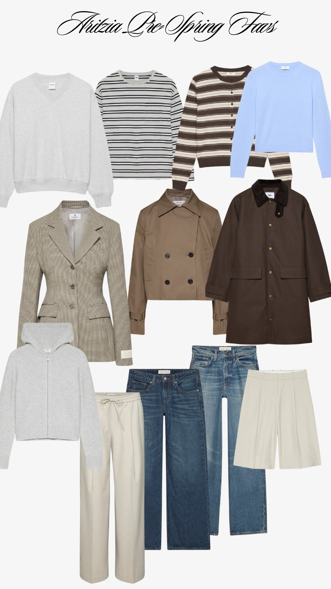 Aritzia Pre Spring 🩵

#LTKstyletip #LTKcanada #LTKjeans