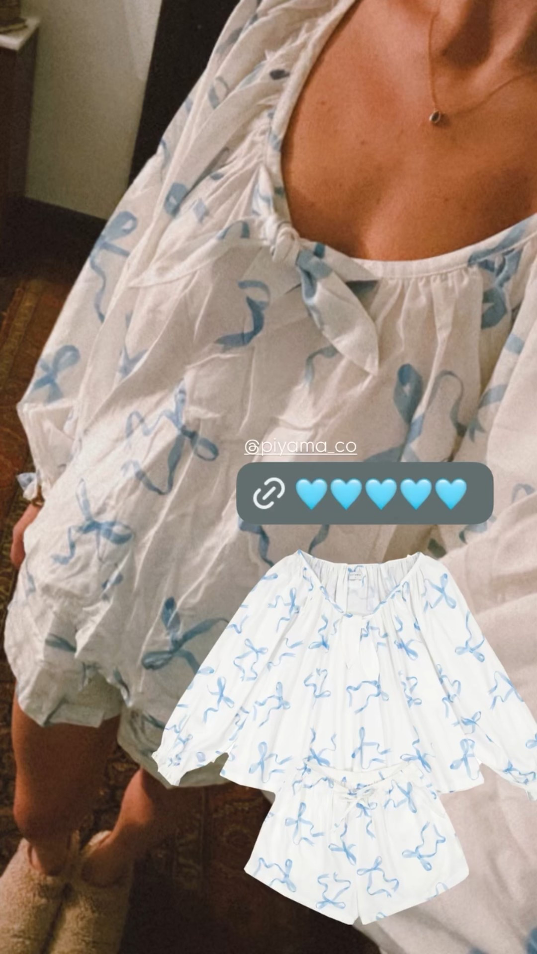 @piyama_co these are the cutest and comfiest little bow pjs ever! 

#LTKPetite #LTKSaleAlert #LTKFindsUnder100