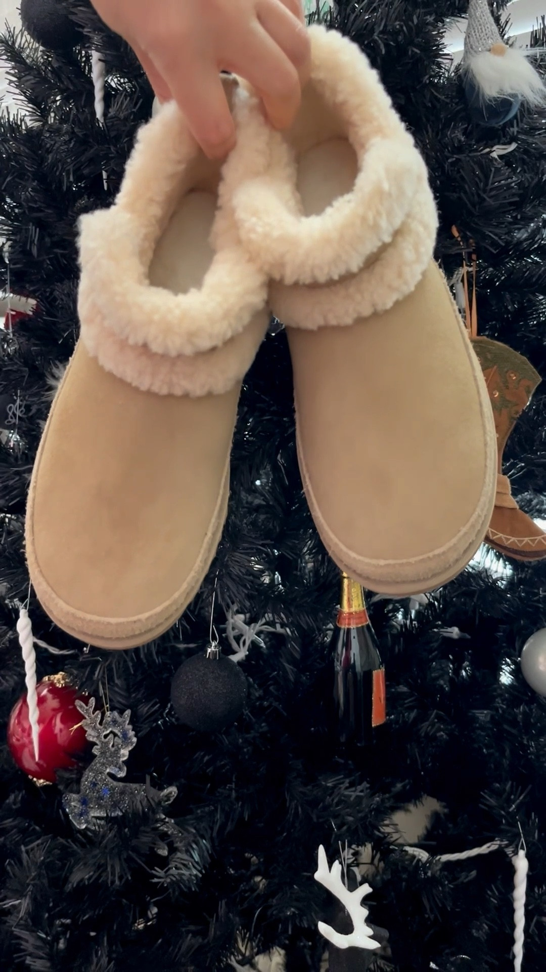 Gift idea: super comfy and warm Uggs. 

Classic ultra mini genuine shearling booties

#LTKGiftGuide #LTKHoliday #LTKSaleAlert