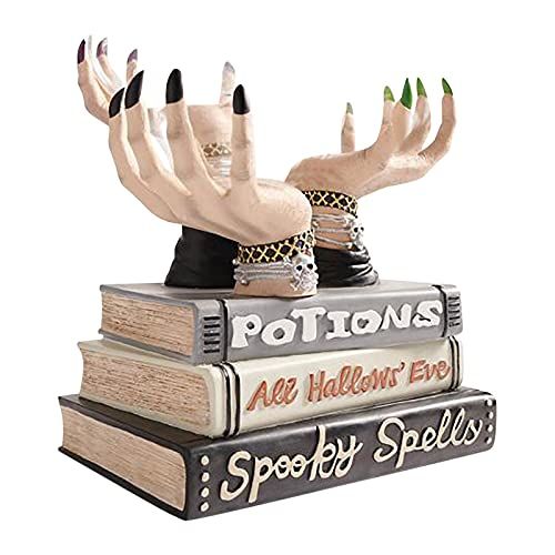 Dheera Witch Hands Snack Bowl Stand, Halloween Creative Snack Basket,Resin Desktop Ornament for Hall | Amazon (US)