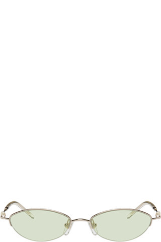 BONNIE CLYDE - Gold Metal Jewel Sunglasses | SSENSE