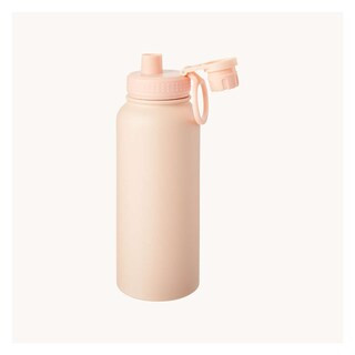 Stainless Steel Dual Lid Water Bottle 1L | Joe Fresh