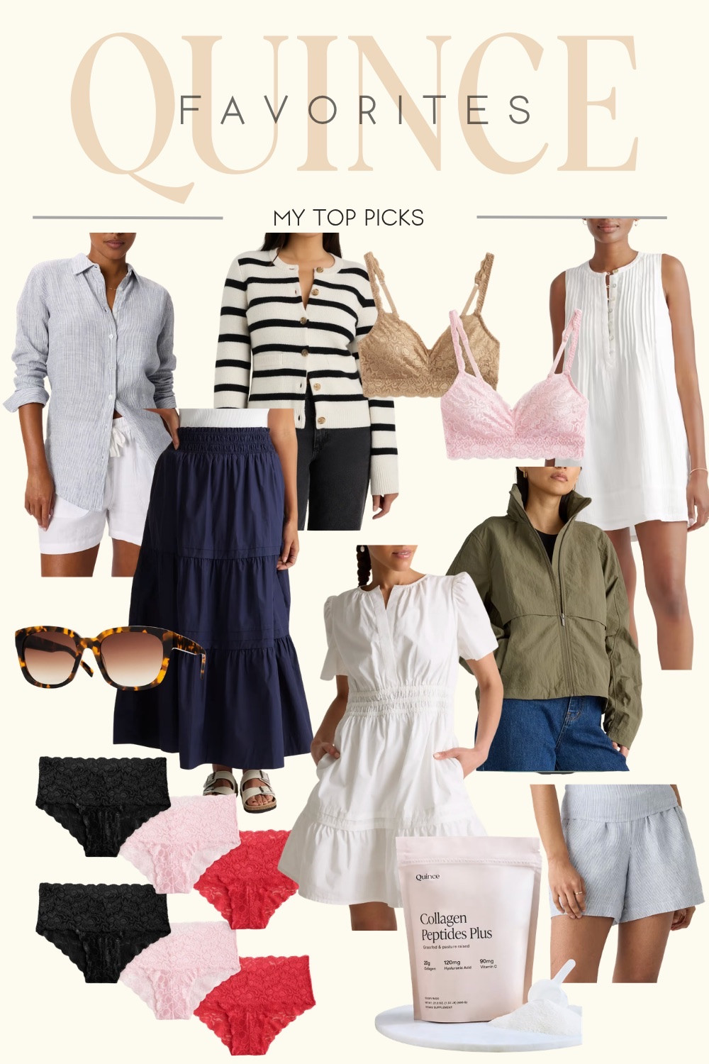 Current Quince favorites that are absolutely worth the hype lately. From elevated basics and easy summer dresses to the softest lounge pieces, flattering undergarments, and everyday staples I keep reaching for. These are the pieces that make getting dressed feel effortless while still looking polished. Everything is versatile, timeless, and such good quality for the price.

Linked all my top Quince picks here for easy shopping. Perfect for summer outfits, vacation packing, elevated casual looks, and everyday essentials.

#LTKootd #LTKSeasonal