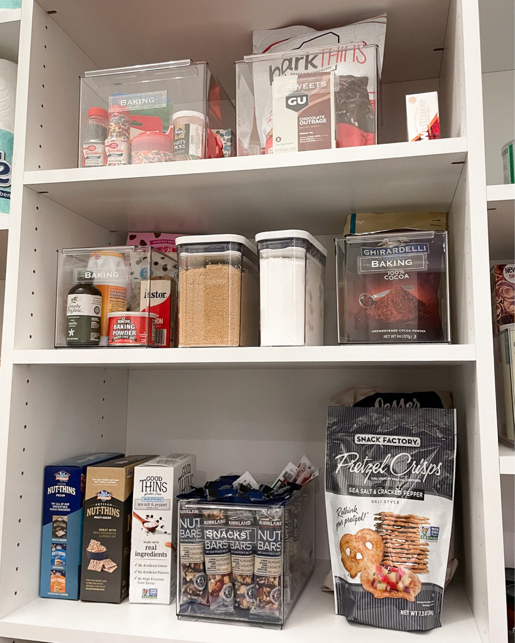 Choose your best system - there’s no one way to organize!

You can decant everything into containers, you can leave everything in its original packaging, or do something in between. You can store your seasonings on a turntable or use a riser to see everything at once. Do what works best for you and your lifestyle!

This idea can be applied anywhere in your home. Today, create a system that works best for you!

#LTKFind #LTKfamily #LTKhome