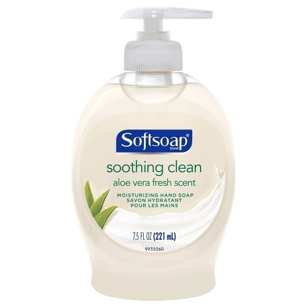 Softsoap Moisturizing Liquid Hand Soap Pump - Soothing Aloe Vera - 7.5 fl oz | Target