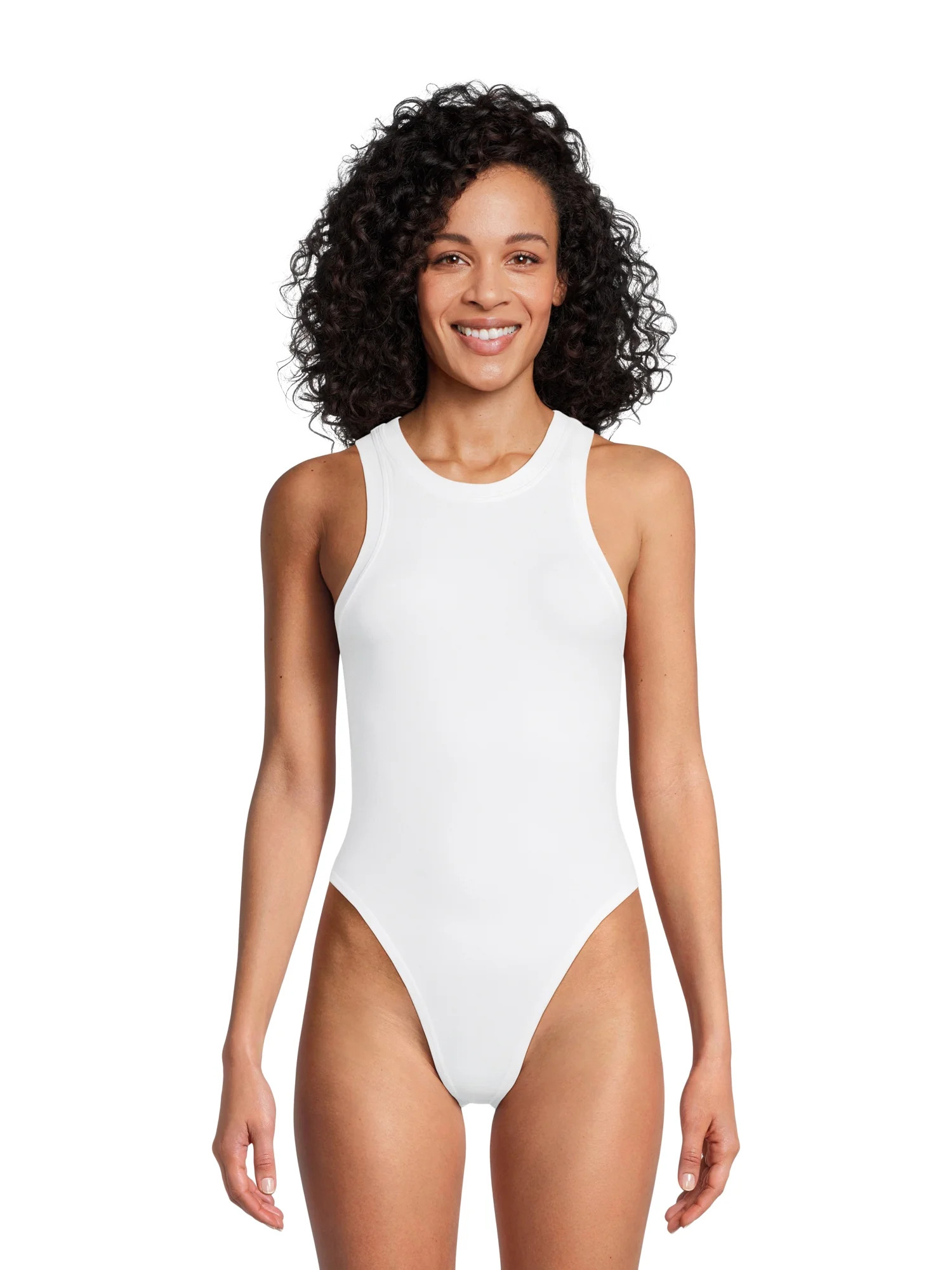 No Boundaries Juniors High Neck Bodysuit | Walmart (US)