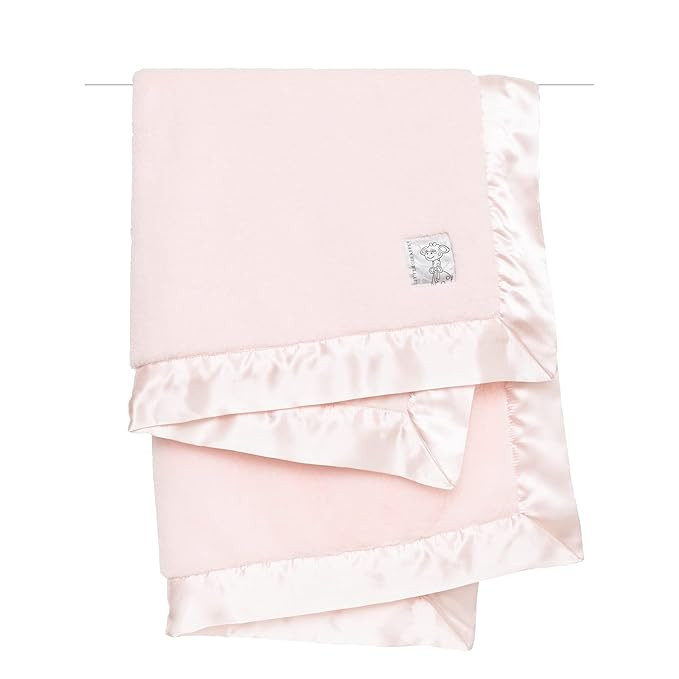 Little Giraffe Posh Mink Baby Blanket 29" x 35", Pink | Amazon (US)