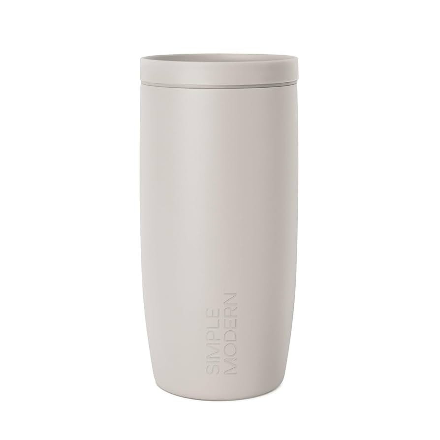 Simple Modern Travel Coffee Mug Tumbler with 360° Lid | Ceramic-Lined Insulated Stainless Steel ... | Amazon (US)