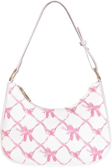 Sunwel Fashion Cute Small Shoulder Bag Girly Pink Purse with Cherry Strawberry Leopard Ballet Pri... | Amazon (US)