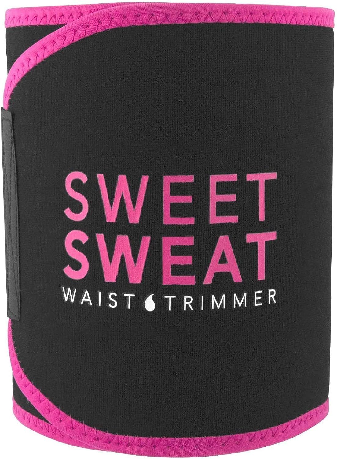 Sweet Sweat Waist Trimmer, by Sports Research - Waist Trainer for Women & Men - Sweat Band Belt - Fa | Amazon (US)