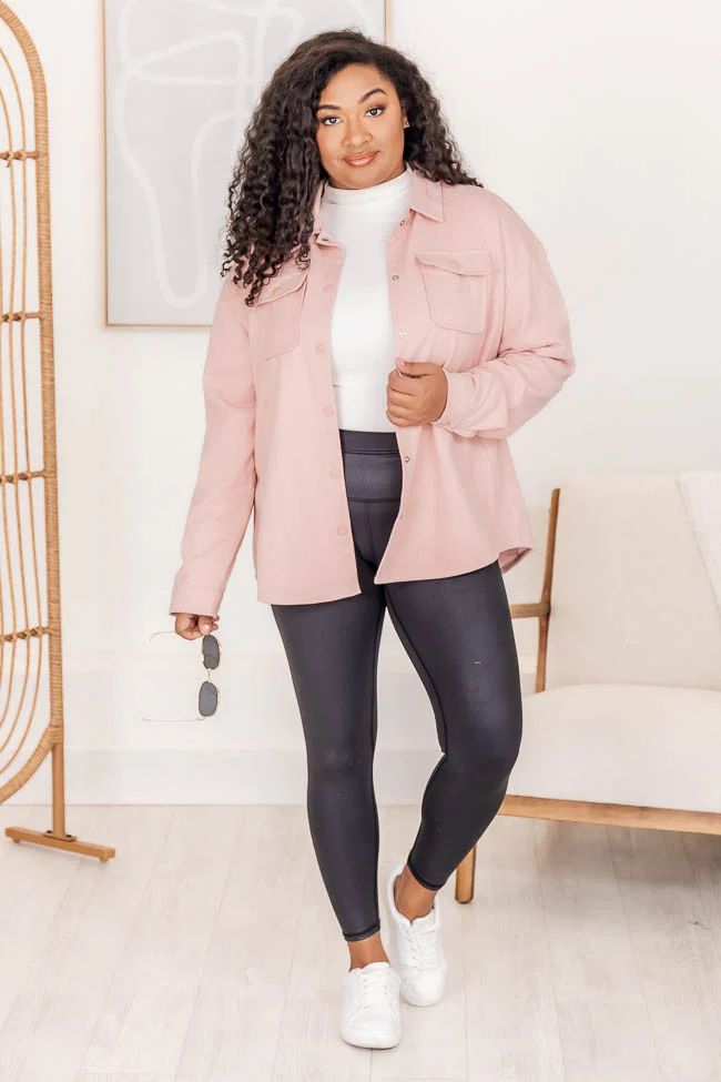 Dash Of Class Pink Shacket | Pink Lily