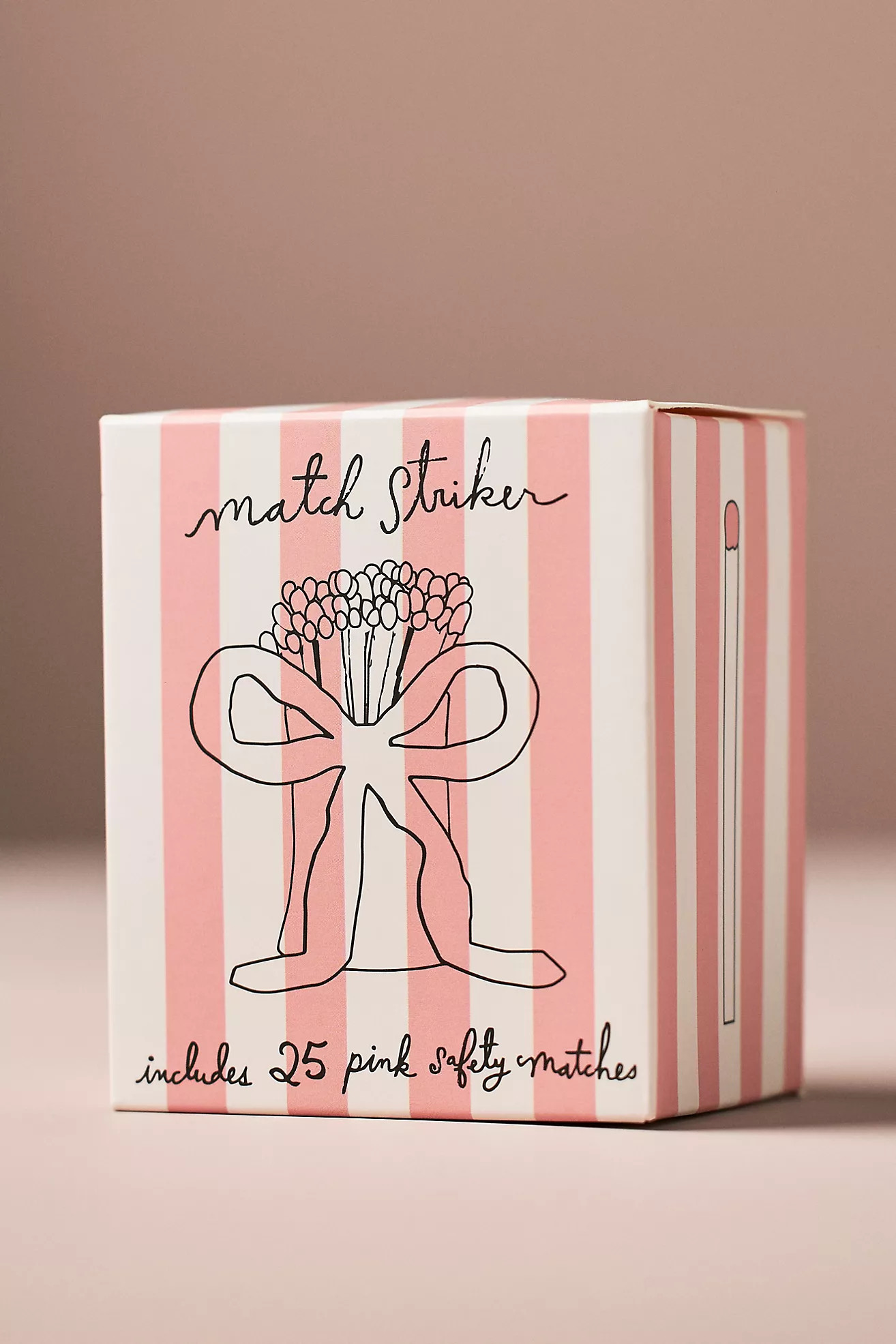 Metallic Bow Striker Match Holder | Anthropologie (US)