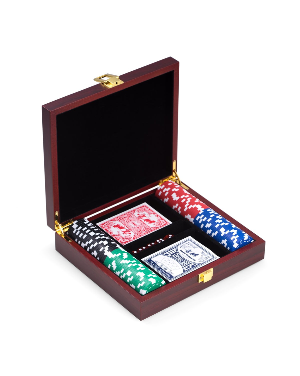 Men's Personalized Wooden Poker Set | Neiman Marcus
