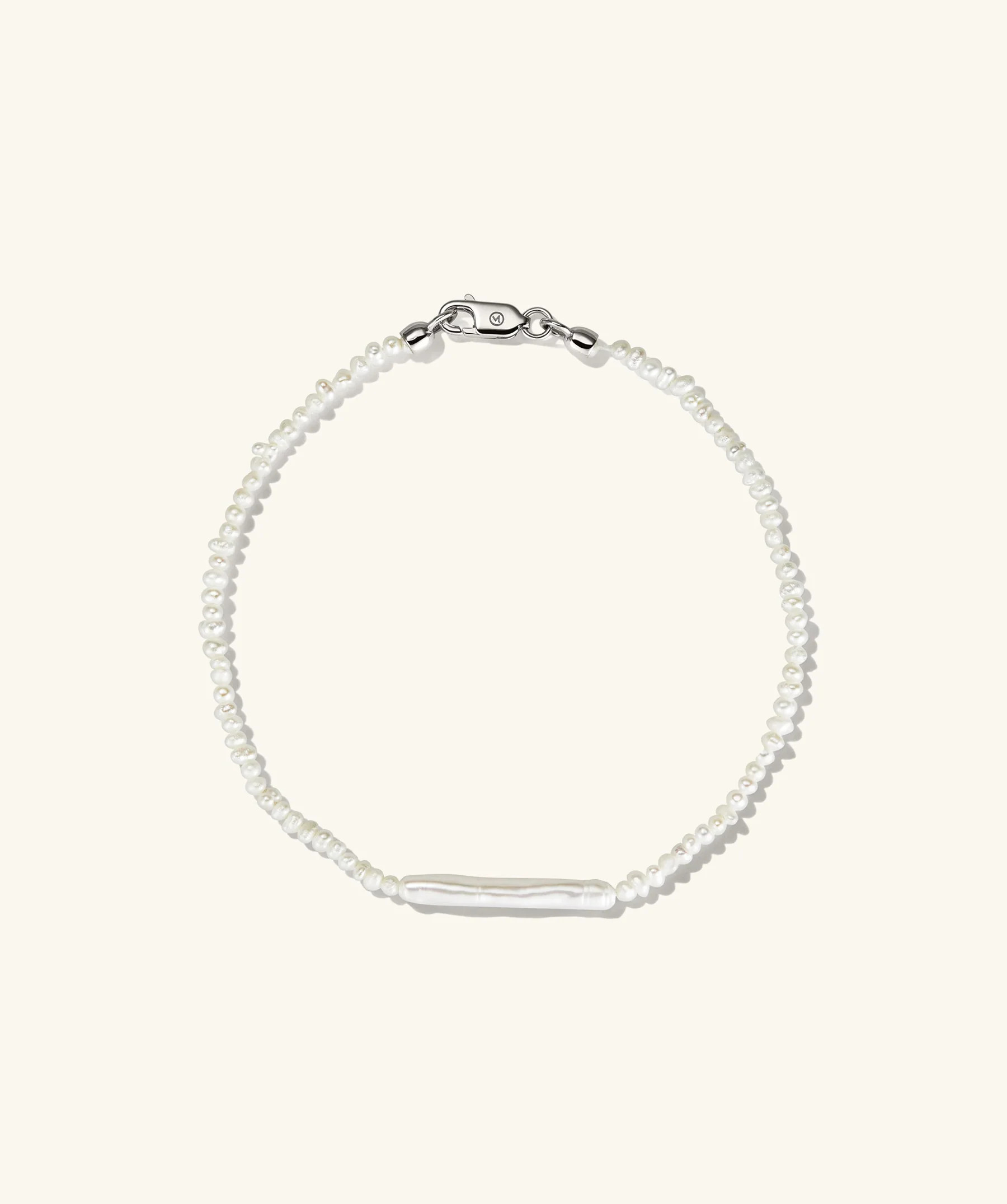 Phoebe Mixed Pearl Bracelet | Mejuri Fine Crew