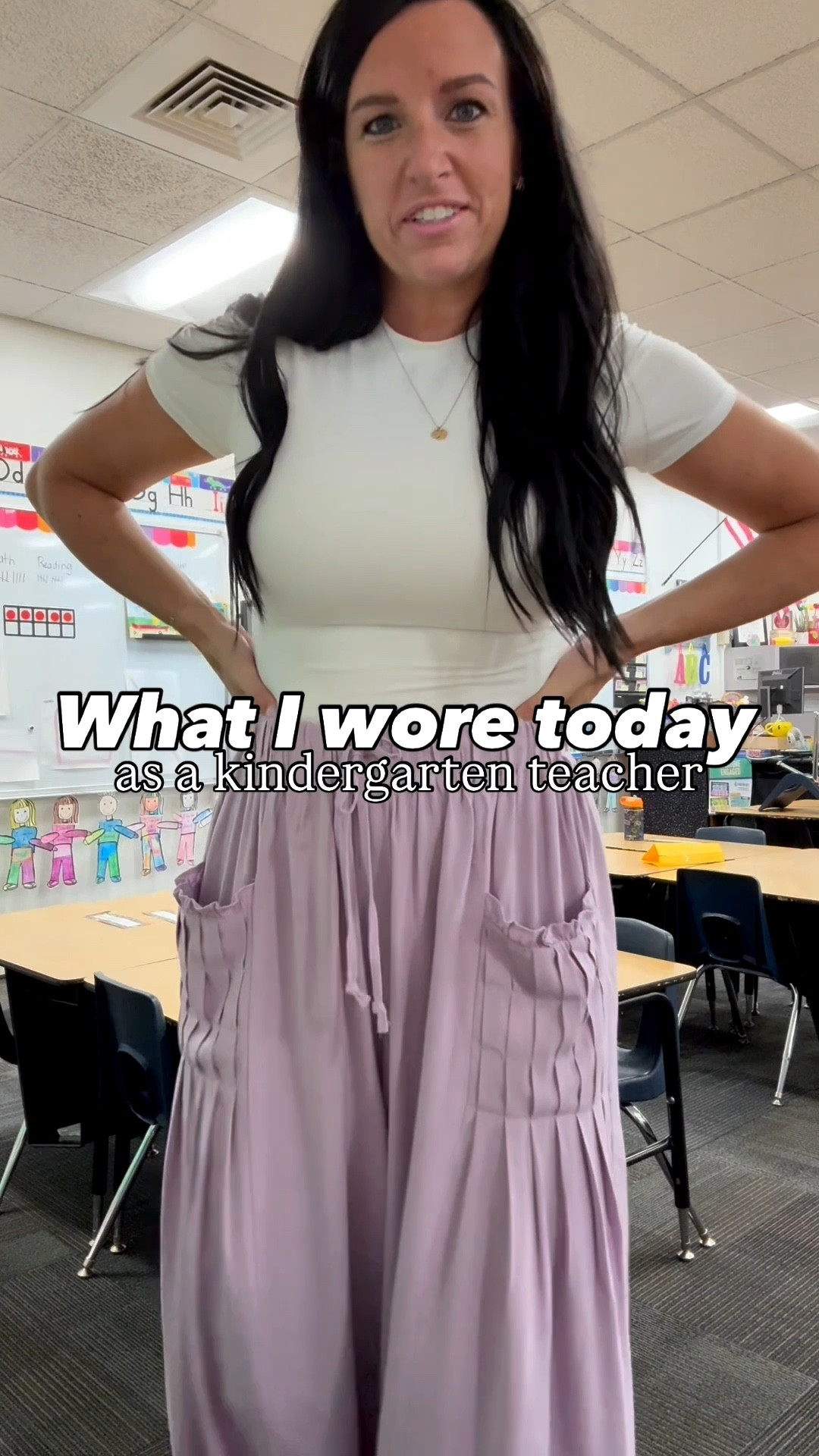 What I wore teaching kindergarten today! ✏️

Pants are c/o @tarse_official 

Size and fit info: (I’m 5’5” and usually wear a size 4/27 and small for reference.)
The wide leg linen-blend pants come in many colors and are a great flowy fit! I did end up sizing up to a M for a looser waist and longer length, but would fit in my normal size great, too. (I sized up to a M in the double-lined shirts.)




#Itkstyletip #Itkover40 #affordablefashion #teachersfollowteachers #teacherlife #teachertribe #amazon #amazonstyle #glamaker #casualstyle #ootdfashion #mystyle #casualstyle #myjob #teacher #teacherstyle #teacheroutfit #teacherreel #fashiononabudget #teachersofinstagram #teachersofig #teacherlife #teachergram #teachersbelike #elementaryteachers #Itkbacktoschool what I wore today, primary teacher, office outfit, back to school #Itkseasonal teacher outfits from Amazon, teacher capsule wardrobe