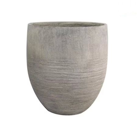 Vigoro
17 in. Jennings Large Gray Fiberglass Tall Planter (17 in. D x 19 in. H) With Drainage Hole

#LTKhome #LTKMostLoved #LTKfindsunder100