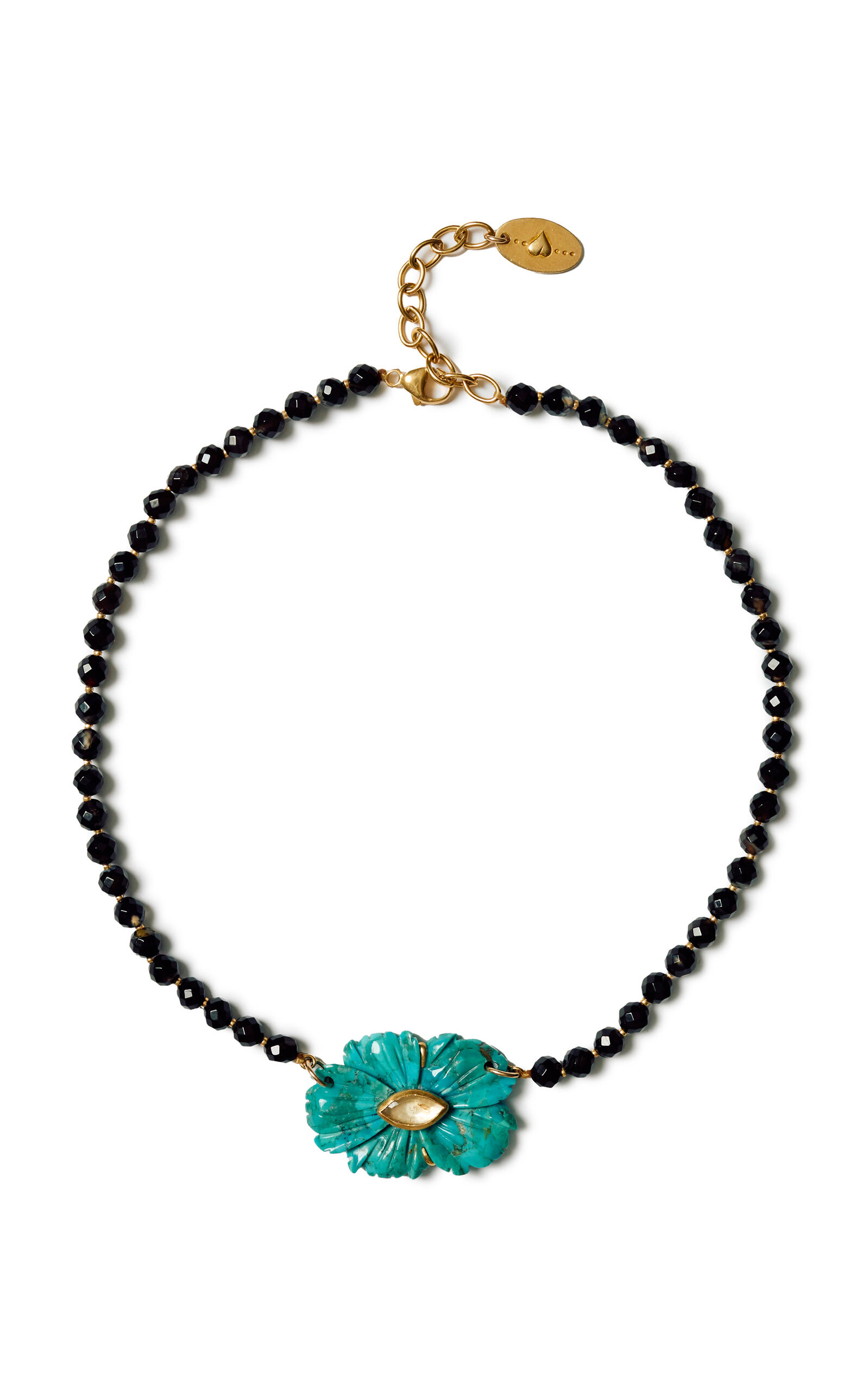 Magnolia Beaded Turquoise Necklace | Moda Operandi (Global)