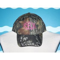 Monogrammed Camo Hat - Ladies Cap Wedding Gift Engagemetnt Party Baseball Personalized | Etsy (US)