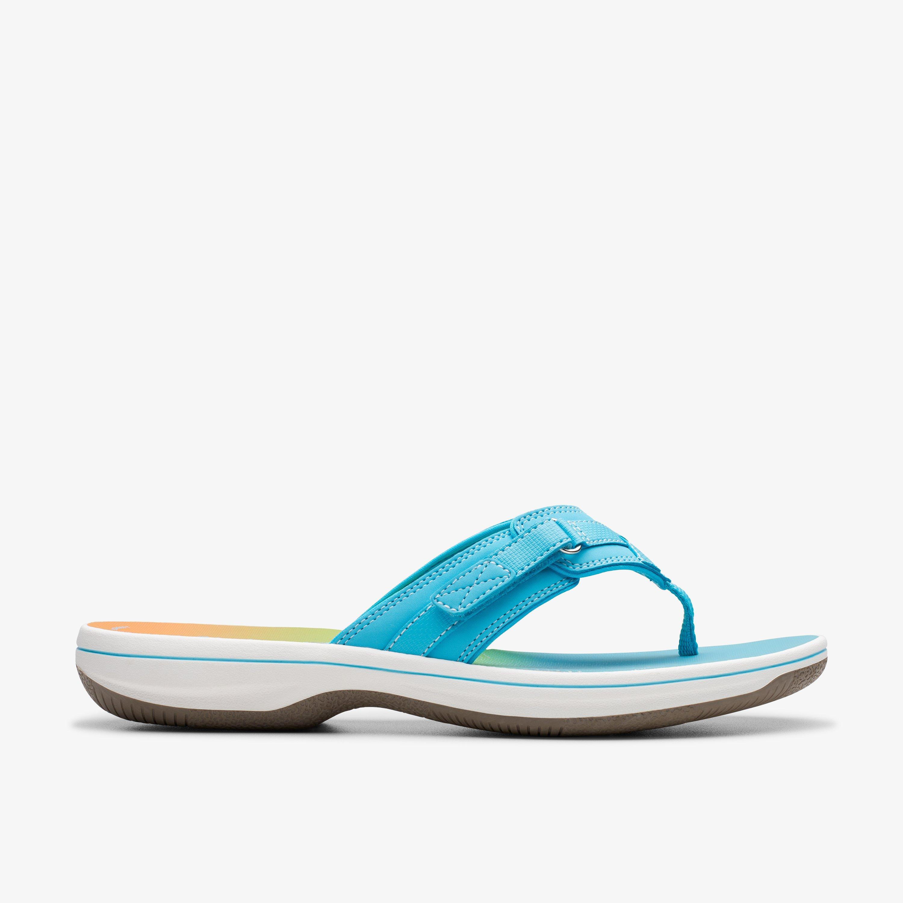 WOMENS BREEZE SEA Turquoise Ombre Flip Flop | Clarks US | Clarks (US)