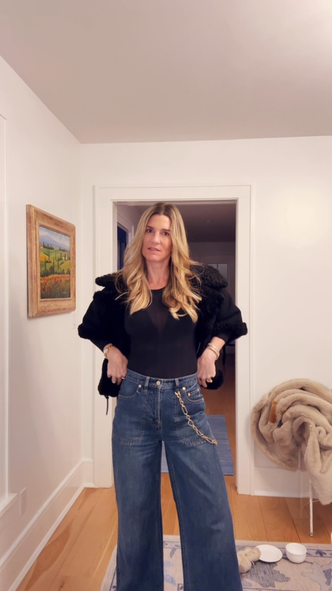 Can link exact top- I LOVE these, a practical base layer and the option to wear it as a little going out top! Linking similar jeans, boots (at much better price) and jacket

#LTKdayinmylife #LTKgrwm #LTKootd