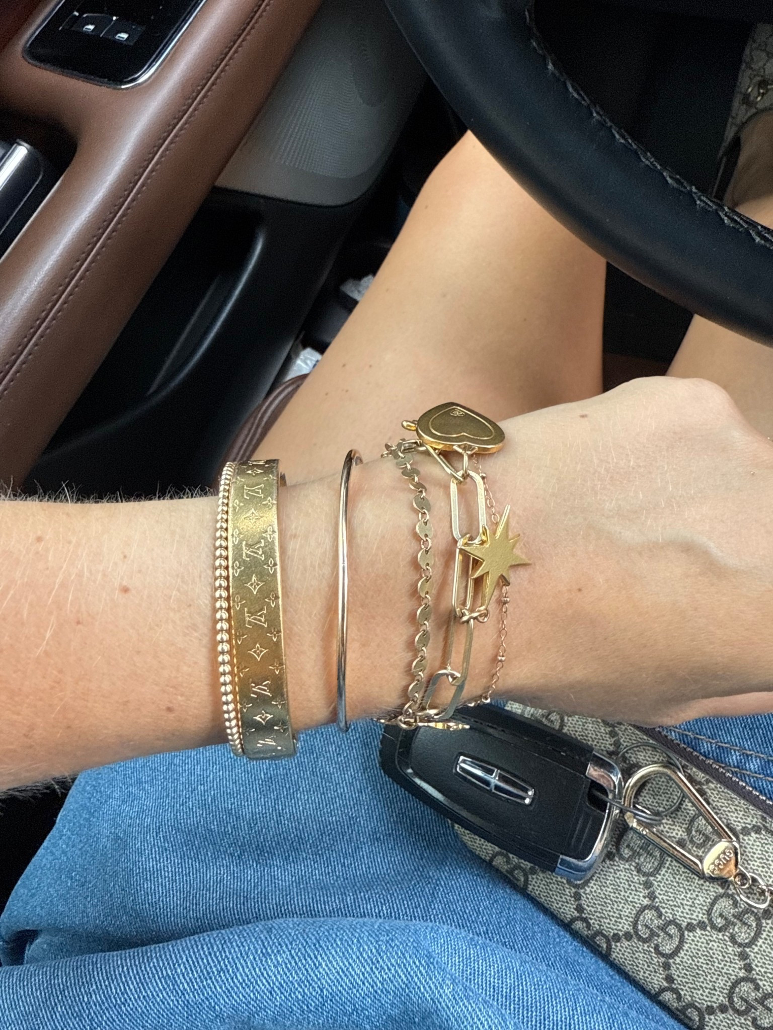 My exact stack! The two that aren't linked are permanent bracelets! #jewelry #stack

#LTKWedding #LTKStyleTip