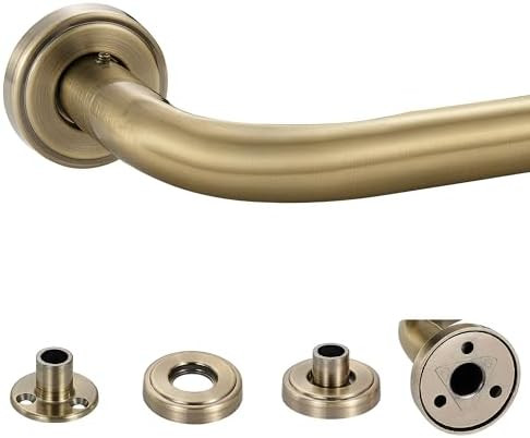 Antique Bronze Wrap Around Curtain Rod, 1 Inch Diameter, 28 to 150 Inch, Adjustable Blackout Curt... | Amazon (US)