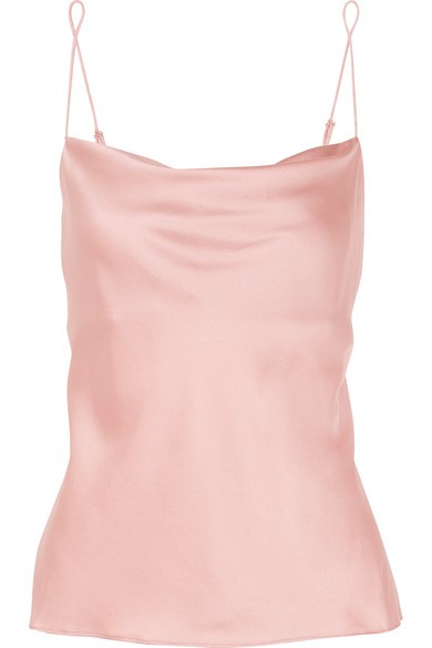 Ranya draped stretch-silk satin camisole | NET-A-PORTER (UK & EU)