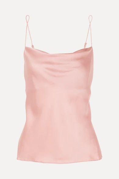 Ranya draped stretch-silk satin camisole | NET-A-PORTER (UK & EU)