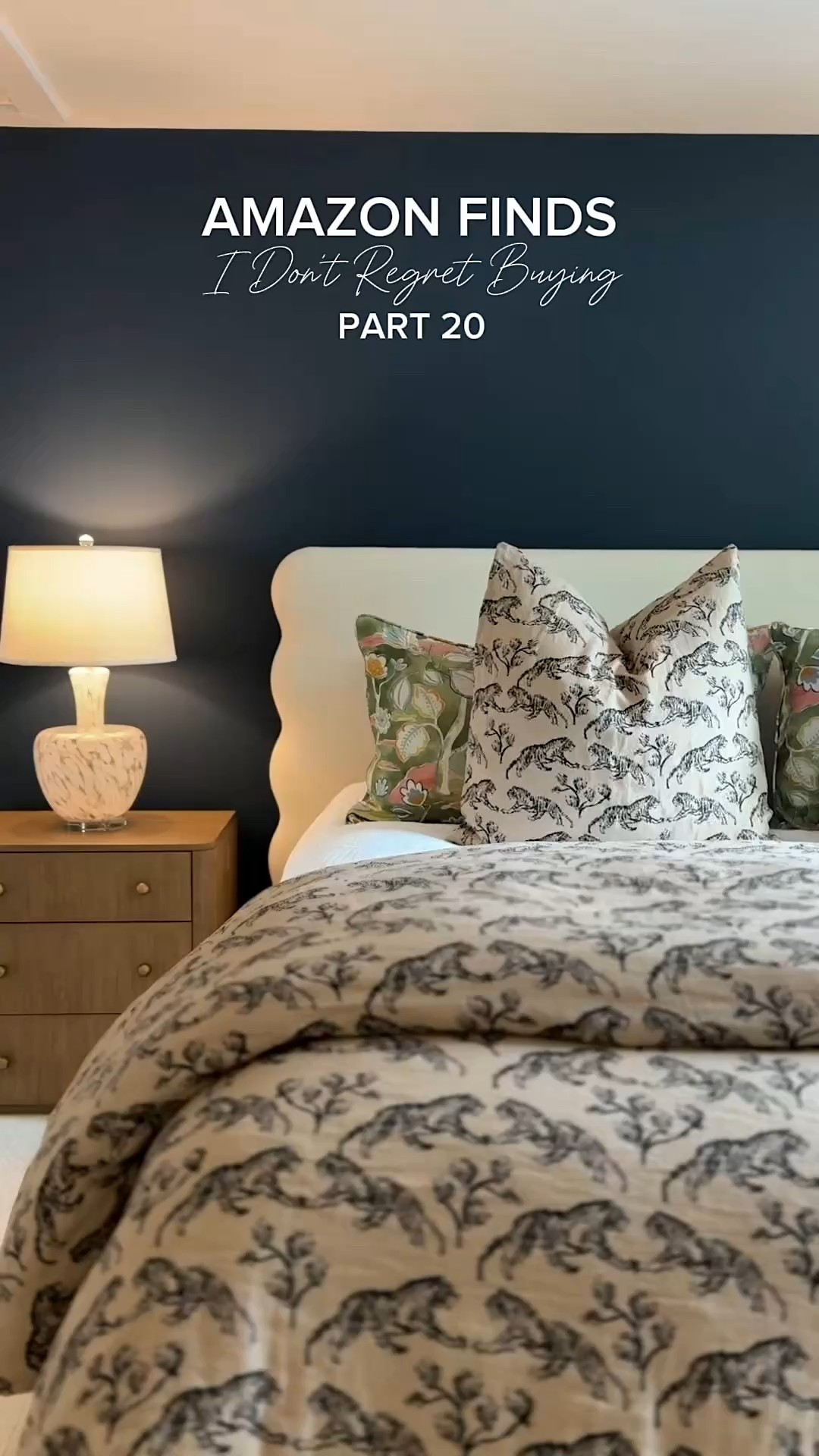 Amazon finds I don’t regret buying part 21! #meandmrjones  the upholstered bed is a light cream linen material. The nightstands are an Amazon find too! #meandmrjones 

#LTKHome #LTKFindsUnder50 #LTKFindsUnder100