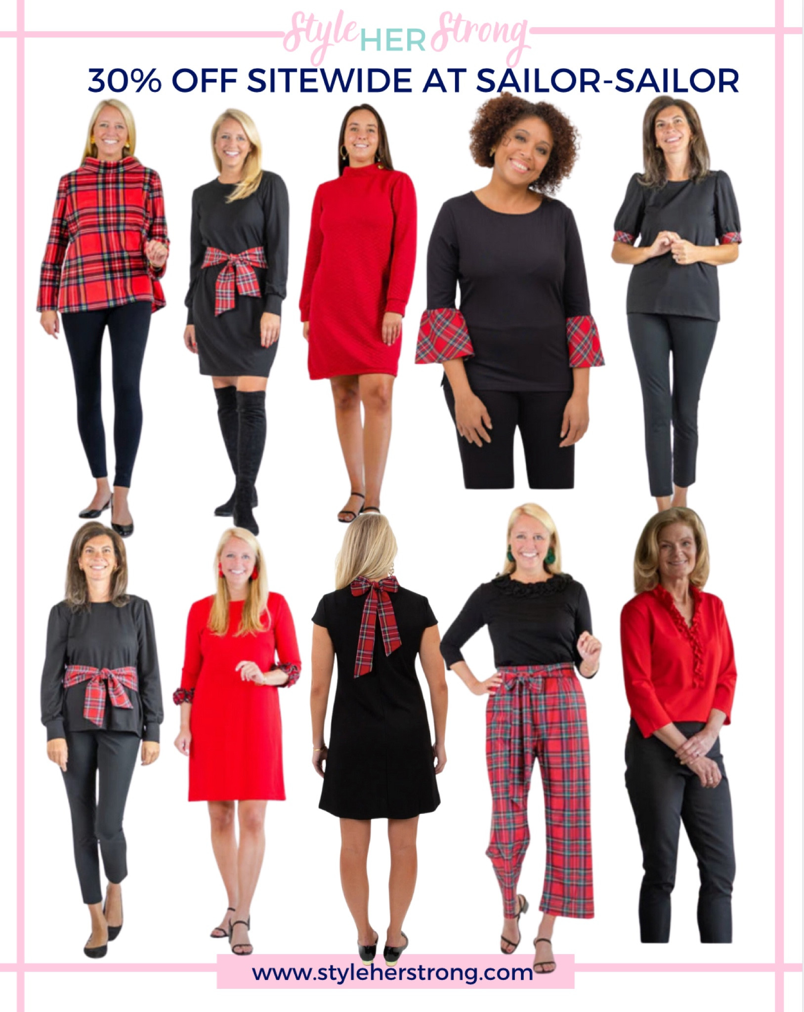 The prettiest tartan plaid holiday outfits from sailor-sailor now on sale for 30% off 

#LTKHoliday #LTKsalealert #LTKCyberWeek