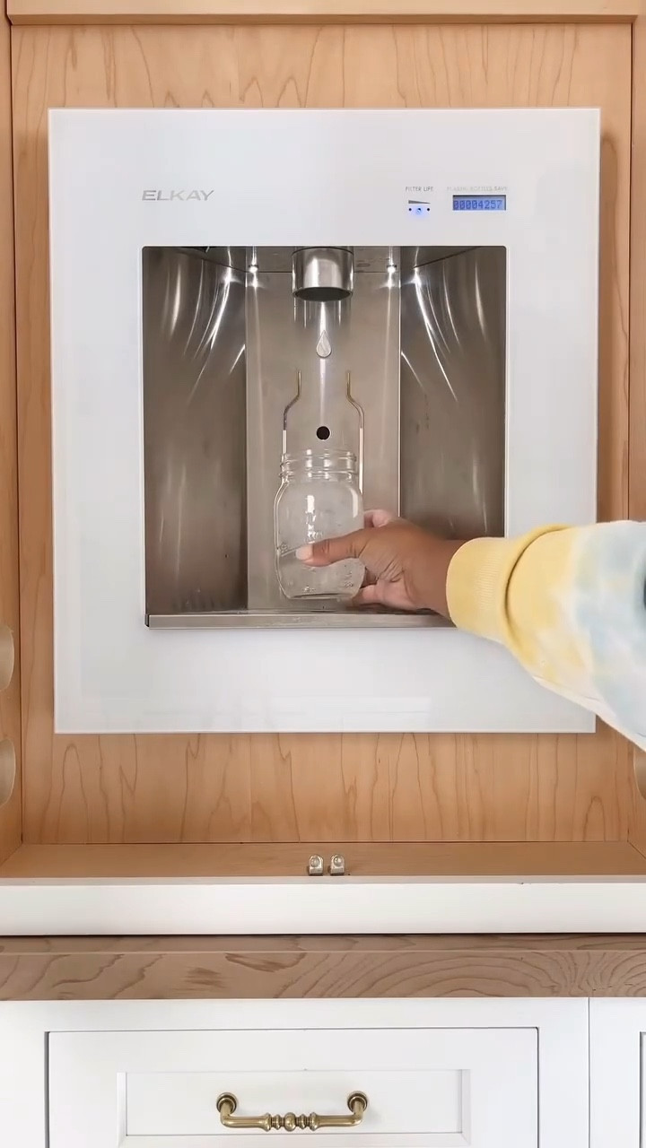 Elkay water dispenser from Amazon and GE nugget ice maker - pantry / kitchen design and inspo 

#LTKstyletip #LTKVideo #LTKhome