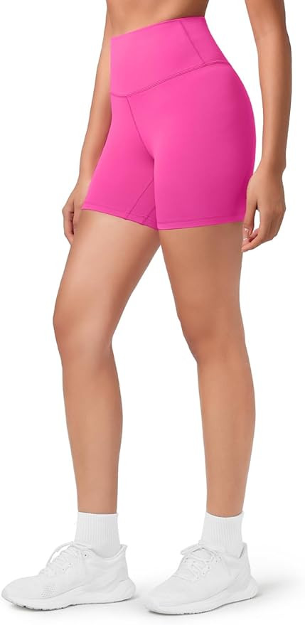 HeyNuts Workout Pro Biker Shorts 4''/ 6'', Compression High Waisted Workout Shorts | Amazon (US)