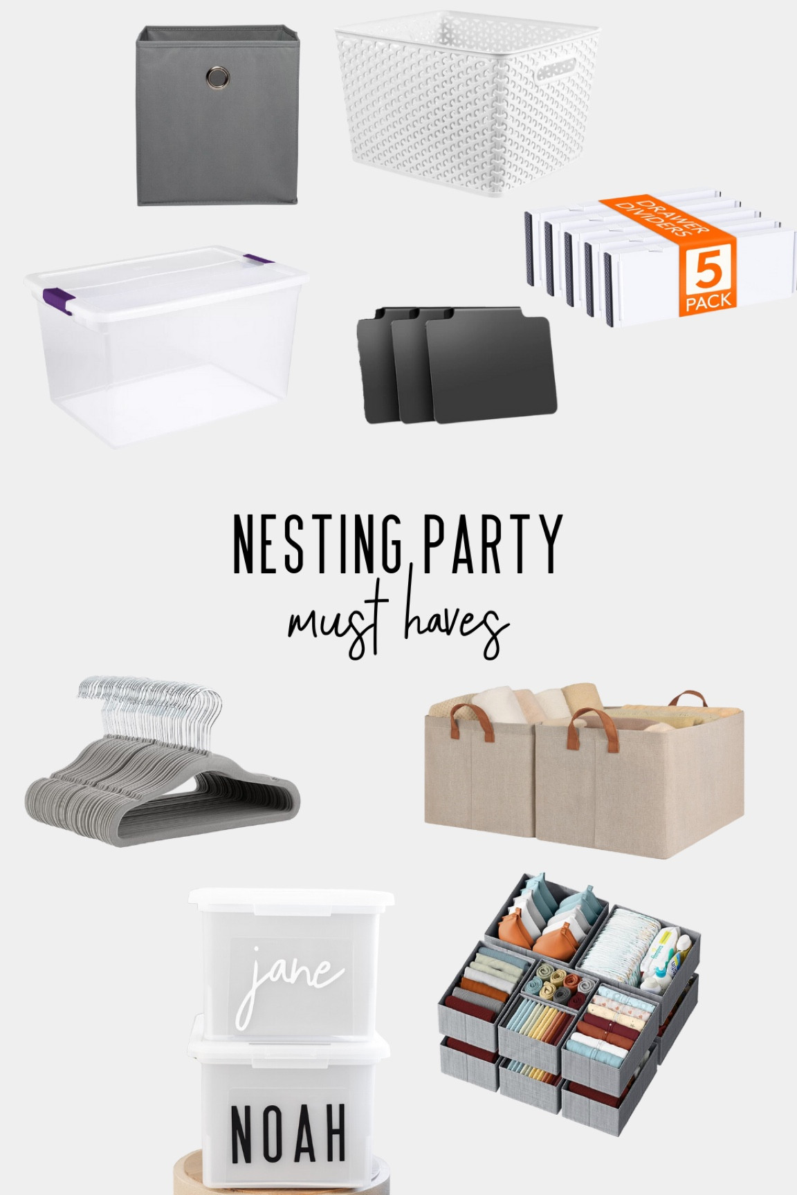All expecting moms deserve a nesting party! Here’s our budget friendly must haves to get your nursery & baby items organized. 

#LTKBaby #LTKKids #LTKHome
