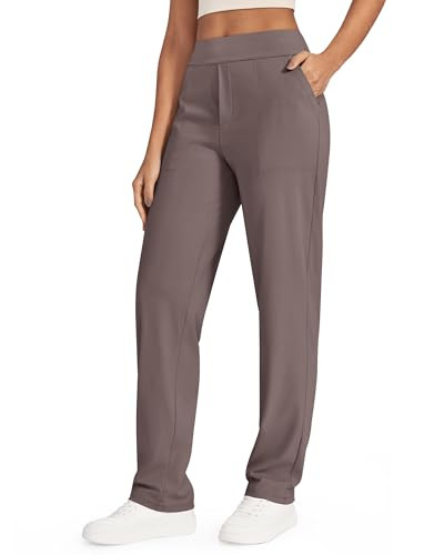 G4Free ShiftReady Yoga Pants Women High Waist Dress Work Pants with Pockets Straight Leg Business... | Amazon (US)