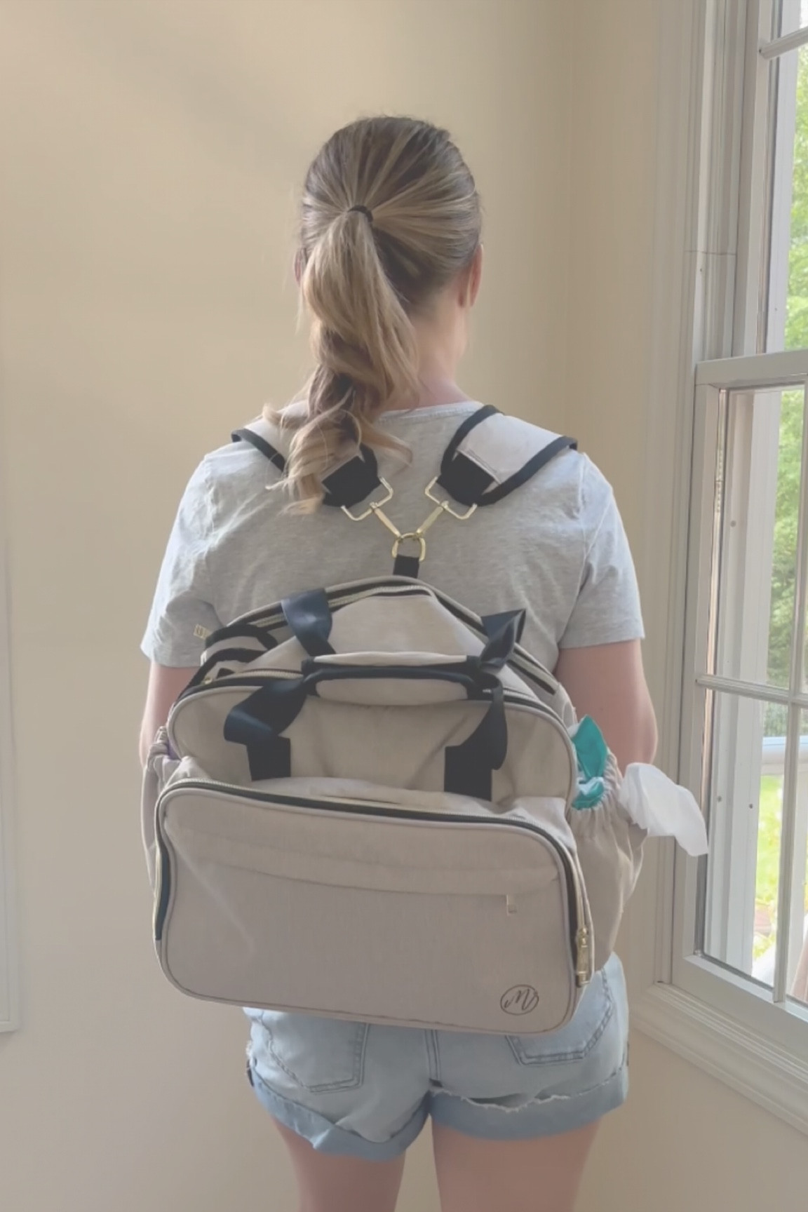 Lightweight yet roomy diaper bag from Amazon! 